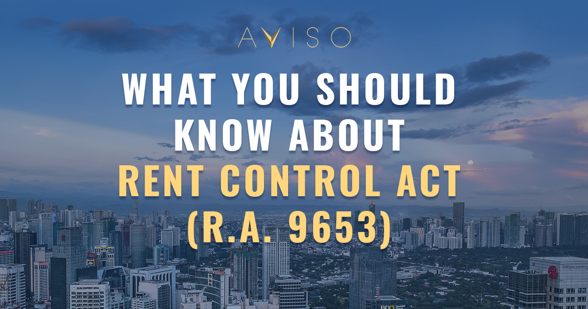 What You Should Know About Rent Control Act R A Aviso